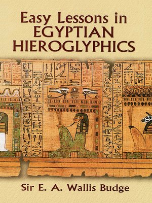 cover image of Easy Lessons in Egyptian Hieroglyphics